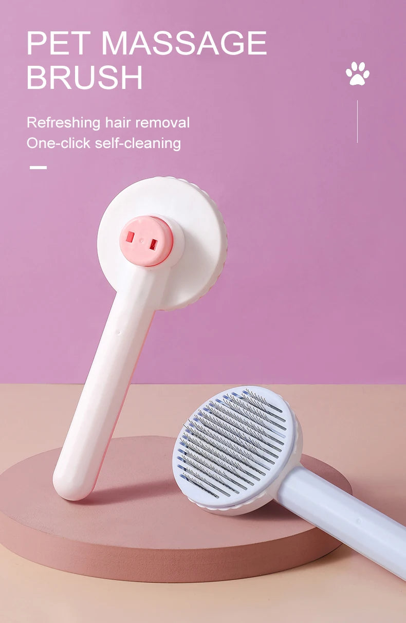 Cat Brush Pet Grooming Brush for Cats Remove Hairs Pet Cat Hair Remover Pets Hair Removal Comb Puppy Kitten Grooming Accessories