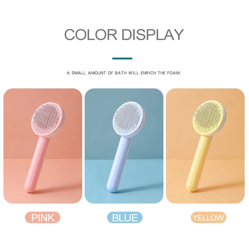 Cat Brush Pet Grooming Brush for Cats Remove Hairs Pet Cat Hair Remover Pets Hair Removal Comb Puppy Kitten Grooming Accessories